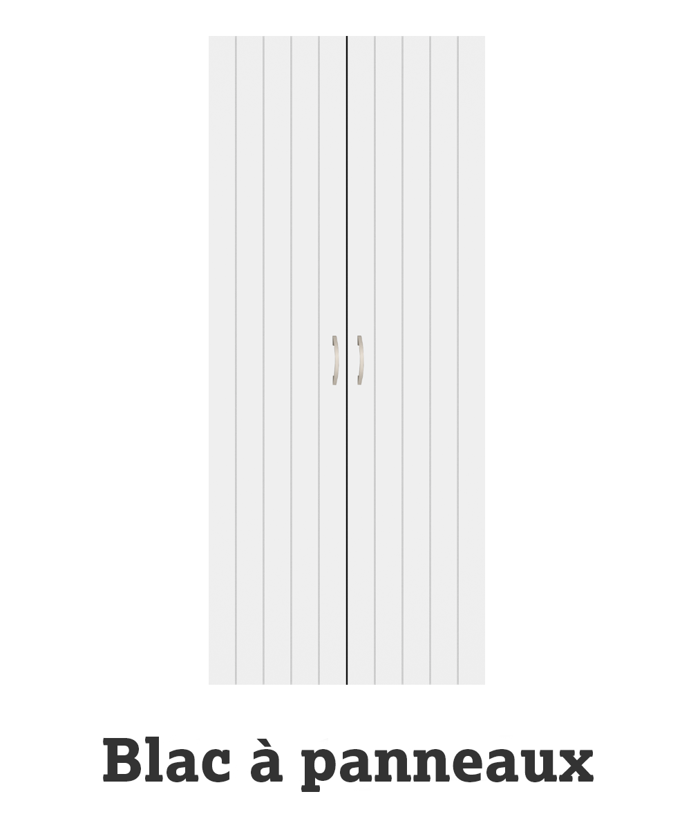 Les portes battantes blanc à panneaux Les portes battantes blanc à panneaux