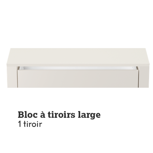 Bloc à tiroirs large 1 Bloc à tiroirs large 1