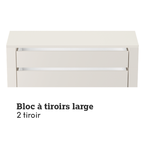 Bloc à tiroirs large 2 Bloc à tiroirs large 2