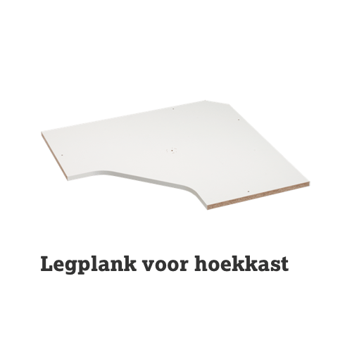 Legplank hoekkast voor STOCK kast Legplank hoekkast voor STOCK kast