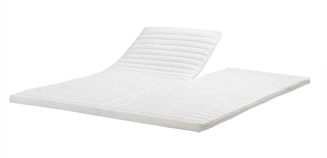 Een split topdekmatras kan los van elkaar bewegen