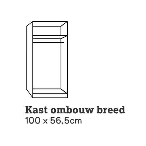 Kast ombouw breed Kast ombouw breed
