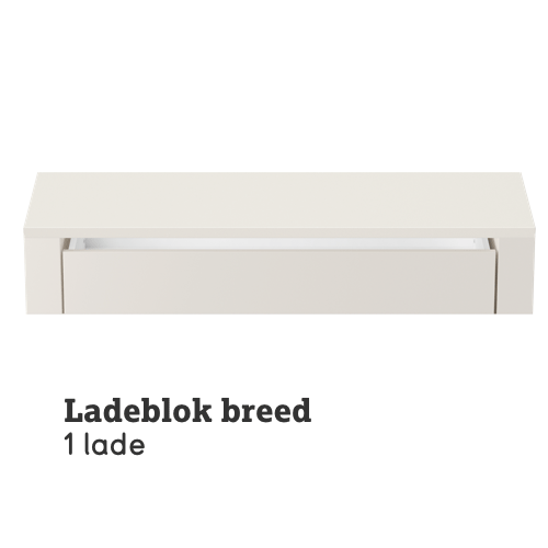 Ladeblok breed 1 lade Ladeblok breed 1 lade