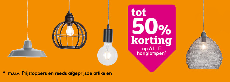 Korting op hanglampen
