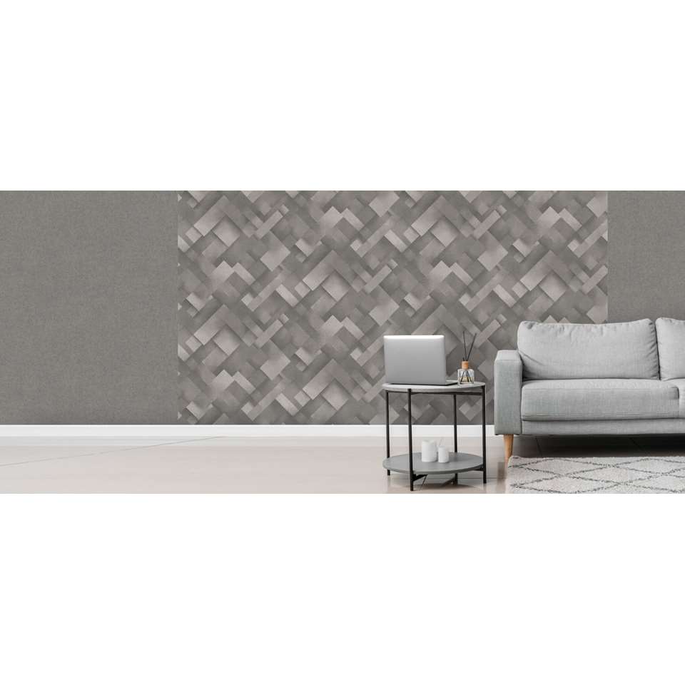 Dutch Wallcoverings Onyx Dessin Grijs 0 53x10 05m Leen Bakker