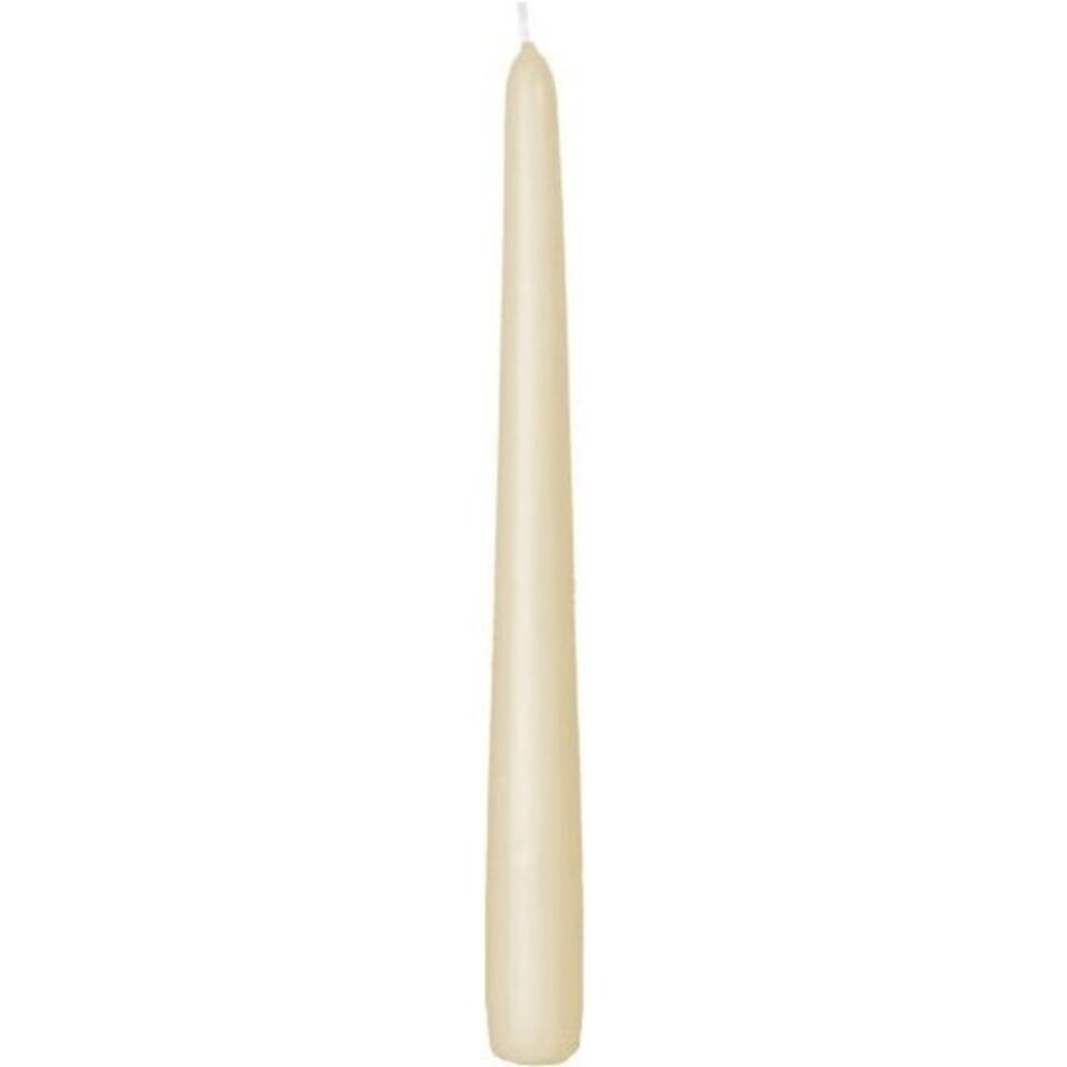 Trend Candles Dinerkaarsen 12 Stuks Creme 8 Branduren 25 Cm