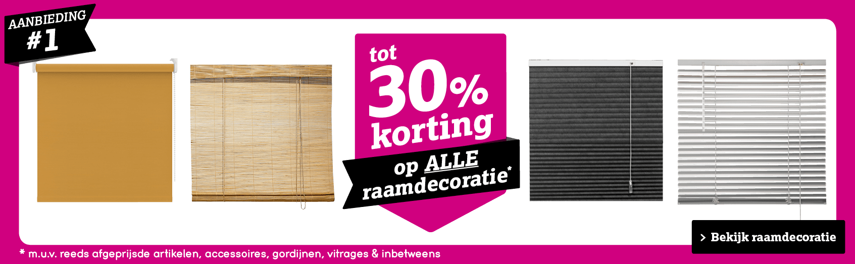 tot 30% korting