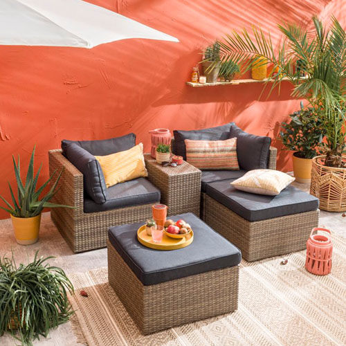 Onderhouden wicker tuinmeubelen
