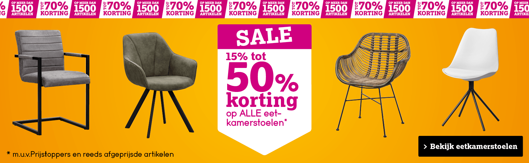 tot 50% korting
