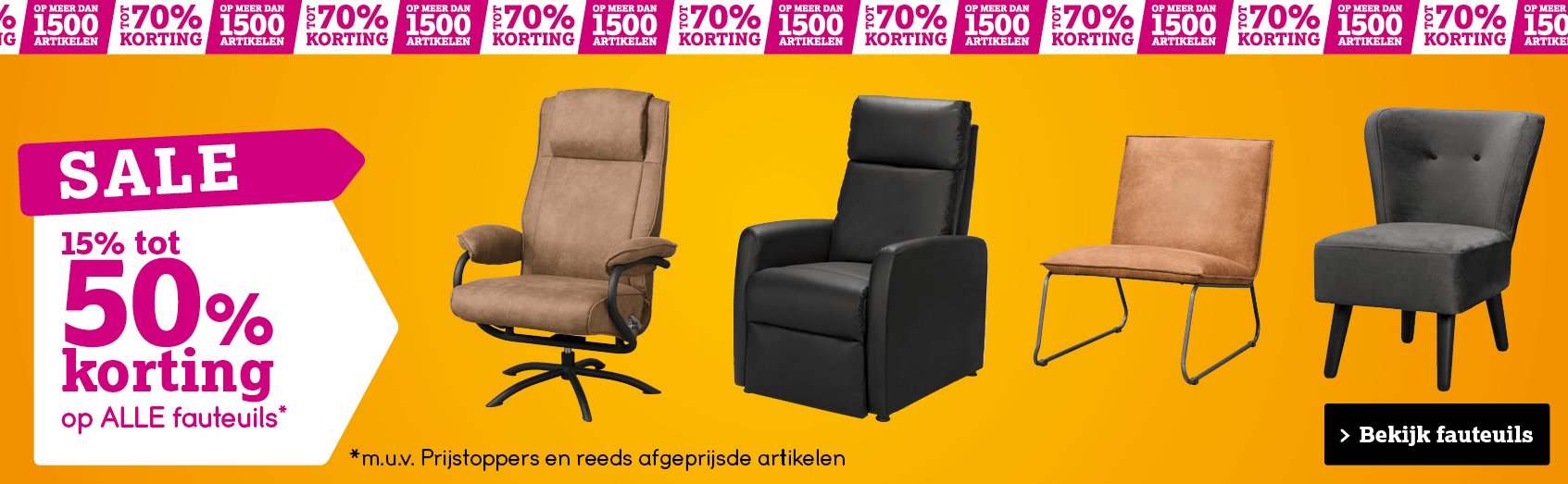 tot 50% korting