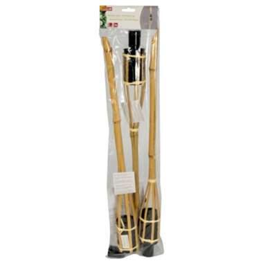 Lifetime Garden Tuinfakkels - bamboe - 3 stuks - navulbaar - 60 cm product