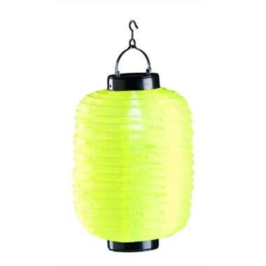 Lampion - solar - geel - tuinverlichting - 20 x 35 cm product