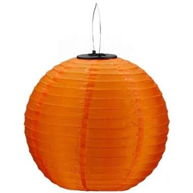 Lampion - solar - oranje - tuinverlichting - 30 cm product