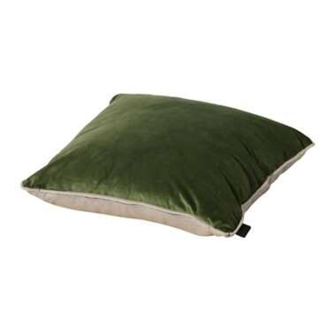 Madison sierkussen Velvet-Panama - 45x45 - army green - linnen product