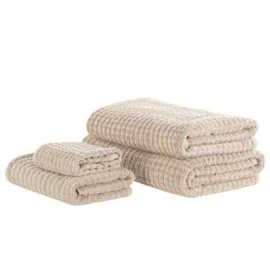 ATAI - Handdoek set van 4 - Beige - Katoen product