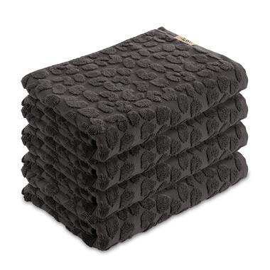 Dindi Home - Soft Beauty - Badgoedset - 70x140 cm - Off Black product