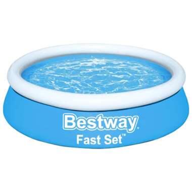 Bestway Zwembad Fast Set opblaasbaar rond 183x51 cm blauw product