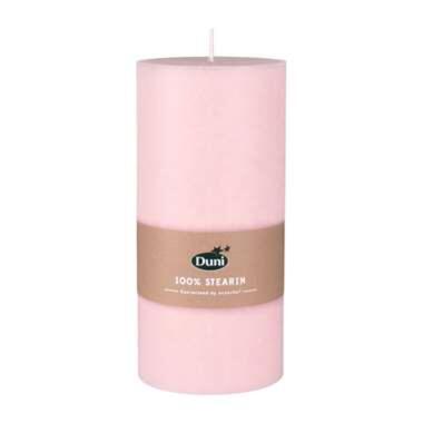 Duni Stompkaars - mellow roze - cilinder - 50 branduren - 7 x 15 cm product