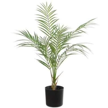 Louis maes Kunstplant - palm - Dypsis Lutescens - in pot zwart - 60 cm product