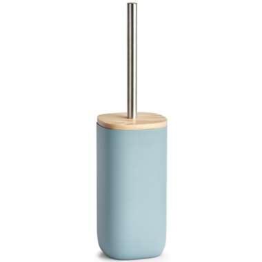 Zeller Toiletborstel - blauw - met houder - polyresin - 37 cm product