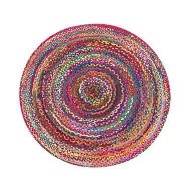 Beliani Laagpolig - TOKAT multicolor katoen 140x140 cm product