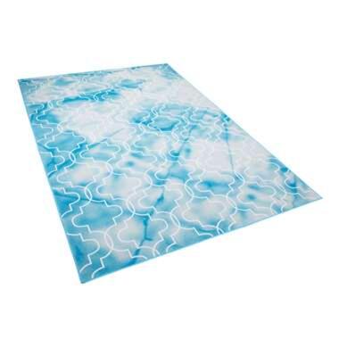 Beliani Laagpolig - ELAZIG blauw polyester 140x200 cm product