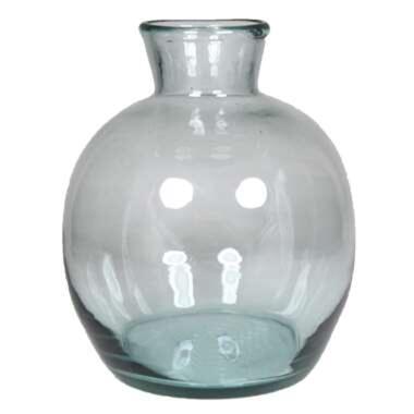 Floran Vaas - glas - transparant - smalle hals - 18 x 18 cm product