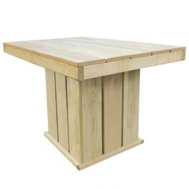 vidaXL Tuintafel 110x75x74 cm geïmpregneerd grenenhout product