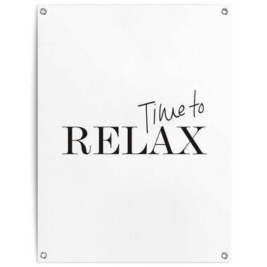 Tuinposter - Time to Relax - 80x60 cm Canvas product