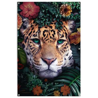 Tuinposter - Jungle luipaard - 120x80 cm Canvas product