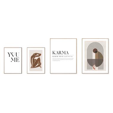 Set poster met lijst - Karma product