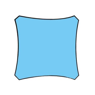 Schaduwdoek Vierkant 3,6x3,6 Hemelsblauw product