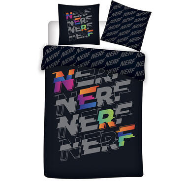 Nerf Dekbedovertrek Logo - Eenpersoons - 140 x 200 cm - Bio Katoen product