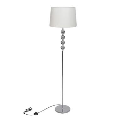 vidaXL Vloerlamp met hoog standaard en 4 ballen wit product