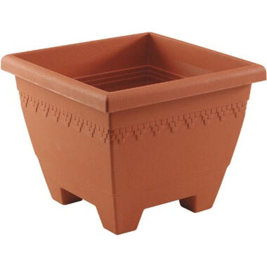 Hega Hoger Plantenbak Maceta Lima - vierkant - terracotta - 40 cm product