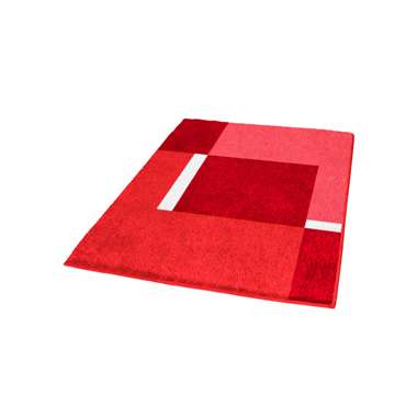 Kleine Wolke Badmat Dakota - robijn rood - 60x90cm product