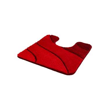 Kleine Wolke Toiletmat Wave - robijn rood - 55x55cm product