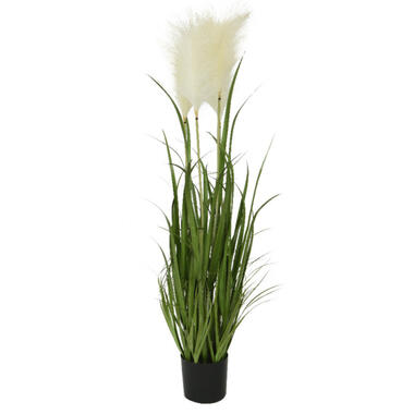 Decoris Kunstplant - pampasgras - siergras - in pot - 100 cm product