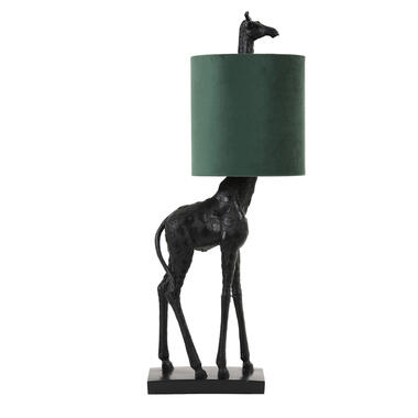 Tafellamp Giraffe - Zwart/Groen - 28x20x68 cm product
