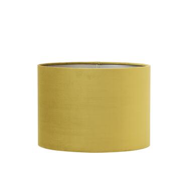 Lampenkap Cilinder Velours - Dusty Gold - Ø30x21cm product