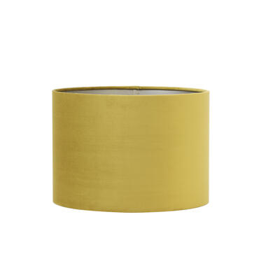 Cilinder Lampenkap Velours - Dusty Gold - Ø50x38cm product