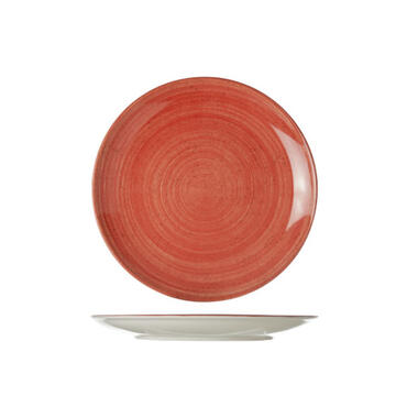 Cosy&Trendy Twister Red dinerbord - Ø 27 cm - Set-6 product