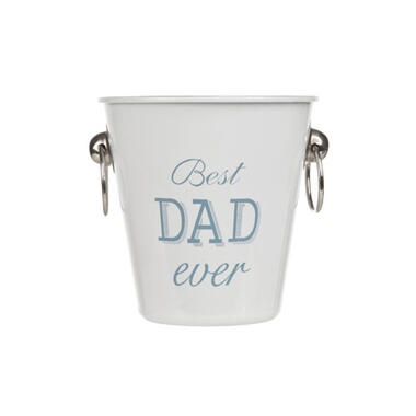 Cosy&Trendy champagne emmer 'Best Dad Ever' - Ø 14 cm product