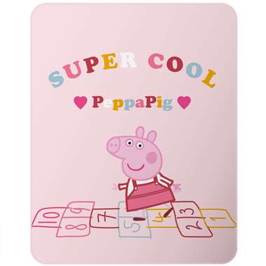 Peppa Pig Fleece deken Super Cool - 110 x 140 cm - Polyester product