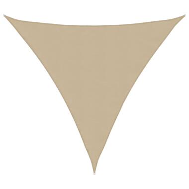 vidaXL Zonnescherm driehoekig 3,6x3,6x3,6 m oxford stof beige product