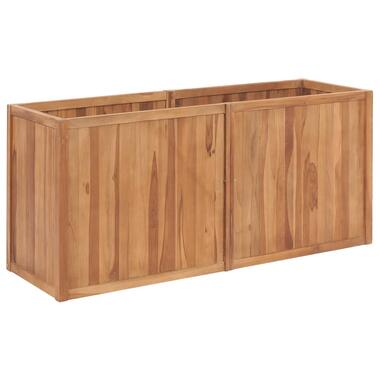 vidaXL - Houten Plantenbak - Bruin - Teakhout - 150 x 50 x 70 cm product