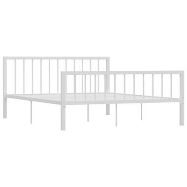 vidaXL Bedframe metaal wit 208x166x84 cm product