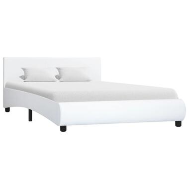 vidaXL Bedframe Kunstleer Wit 140x200 cm Bed Bedden Ledikant Slaapmeubel product