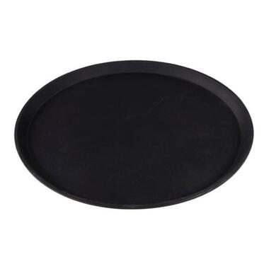 Dienblad - rond - antislip - zwart - 40 cm product