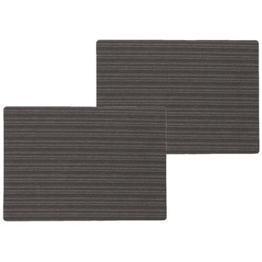 Wicotext Placemats - 4 stuks - Lines - zwart - 43 x 30 cm product